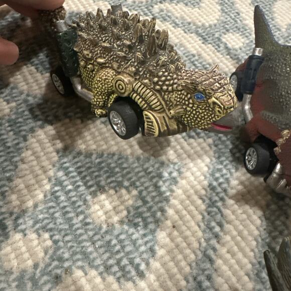 Dinosaur Vehicles Mini Toys Car Dinosaur Model Action Figures Pull Back And Go - Picture 8 of 11